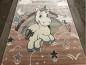 Preview: Kinder Teppich Einhorn 160 x 230 cm Spiel Teppich Unicorn Mädchen