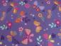 Preview: Kinderteppich Lila Schmetterling Mädchen Girls Blumen in vielen Größen