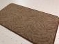 Preview: Teppich Hoch-Tief Schlinge Braun 50 x 100 cm