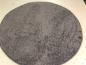 Preview: Kurzfloorteppich Rund Teppich Shaggy Kinder Teppich Grau 130 cm Rund
