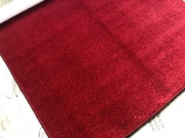 Teppich Kräusel Velours rot 160 x 200 cm