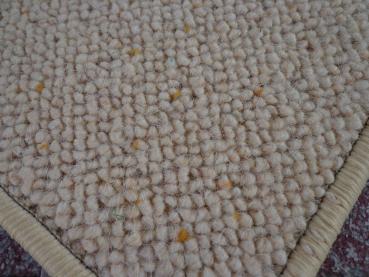 Berber Kettel Teppich aus 100% Schurwolle im Flor Natur Beige verschiedene Abmessungen