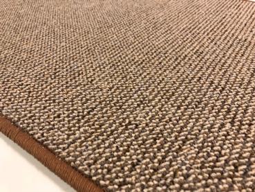 Teppich Schlinge Beige-Braun 50 x 100 cm