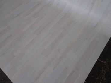 PVC (6€/m²) CV Bodenbelag Eiche Grau Holz 200 cm breite