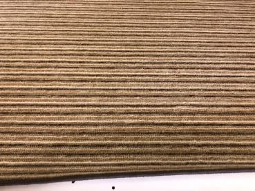 Wohnraum Teppich Flash Beige Braun gestreift in verschiedenen Abmessungen