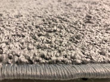 Kurzfloorteppich Rund Teppich Shaggy Kinder Teppich Grau 130 cm Rund