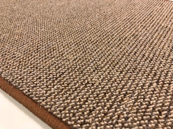Teppich Schlinge Beige-Braun 50 x 100 cm