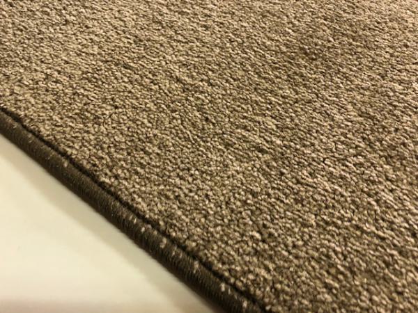 Teppich Kräusel Velours Dunkel Beige 160 x 200 cm