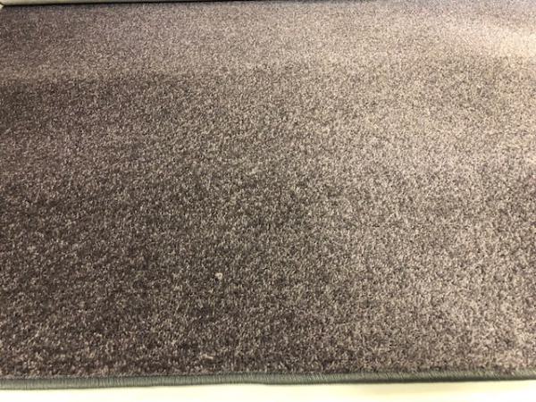 Teppich Kräusel Velours Silber Grau 160 x 200 cm