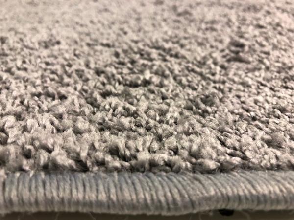 Kurzfloorteppich Rund Teppich Shaggy Kinder Teppich Grau 195 cm Rund
